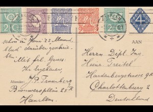 Niederlande: 1923: FDC Haarlem nach Berlin