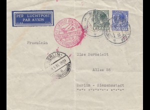 Niederlande: 1931: Luftpost Rotterdam - Berlin: 