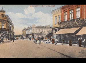 Österreich: 1918: Ansichtskarte Salutäri din Ploesti, KuK, Feldspital