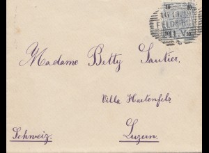 Österreich: 1899: Feldkirch nach Luzern