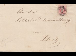 Österreich: 1871: Oppatowitz nach Letowitz