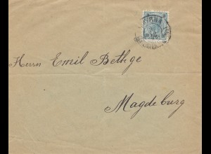 Ö-Levante: 1898: Brief Smyrna nach Magedeburg