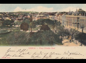 Portugal: 1903: Ansichtskarte Lisboa nach Neukirchen