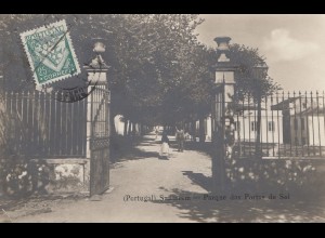 Portugal: 1933: Ansichtskarte Santarem nach Leipzig