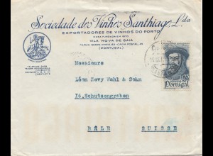 Portugal: 1945: Vila Nova de Gaia nach Basel/Schweiz