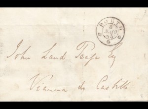 Portugal: 1885 Brief aus Porto