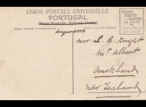 Portugal: 1907: Ansichtskarte Porto nach New Zealand !!!