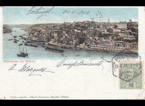 Portugal: 1904 Ansichtskarte Porto nach München