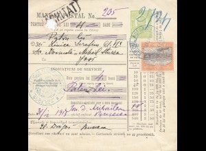 Rumänien: 1913 Biroul-Autorizat nach Jasi
