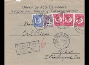 Rumänien: 1931: Baia Mare nach Wien