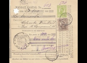 Rumänien: 1913: Mandat Postal Braila 