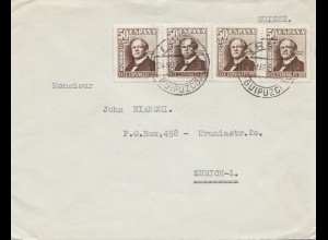 Spanien: 1963: Brief Irun nach Zürich