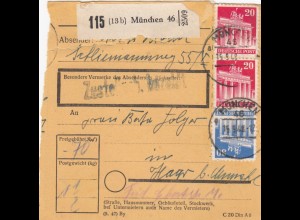 BiZone Paketkarte 1948: München nach Haar