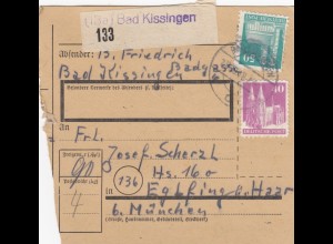 BiZone Paketkarte 1948: Bad Kissingen nah Eglfing Haar