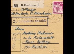BiZone Paketkarte: Hohenkammer nach Haar-Eglfing, Heilanstalt
