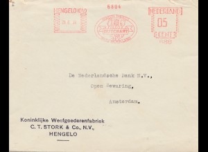 Hengelo Nederland nach Amsterdam DUTCHART 1939,Holland, Tulpen