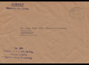 POW - Kgf: 1947 Ministerie van Oorlog, Muiderberg nach Amsterdam