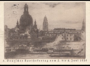 Ansichtskarte: 6. Apothekertag 1939 in Dresden 