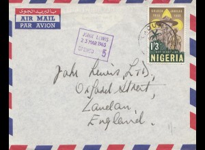 Nigeria: 1965: Boy Scout of Nigeria-John Lewis to England