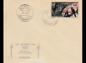 Olympiade München 1960: Zentralafrika Bangui - Französisch