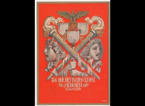 Propagandakarte: Tag der deutschen Kunst 1939 - Ganzsache