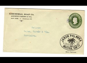 Brief von San José nach Turrialba, Industrial Soap, 1934