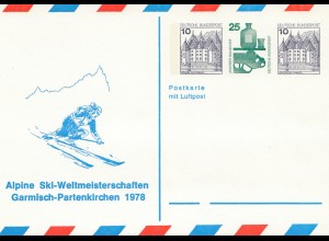 1978: Alpine Ski-Weltmeisterschaften Garmisch-Partenkirchen-Ganzsache
