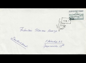 1979: Brief von Finland nach Deutschland - Tanz, Turnen