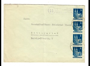 1948: Landpost Rodamsdörfle über Aalen nach Stuttgart