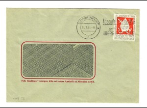 Brief aus Schweinfurt 1954