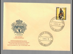 MiNr. 131: FDC Berlin Charlottenburg, Tag der Briefmarke 1955