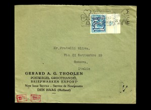 Den Haag 1941 to Genova, Italy, OKW censor