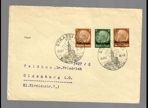 Brief aus Strassburg 1941 nach Oldenburg