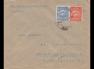 1927 cover Cochabamba via Buenos Aires to Berlin/Germany