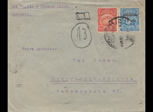 Bolivia: Cochabamba 1924 via Tupiza-Buenos Aires to Berlin/Germany