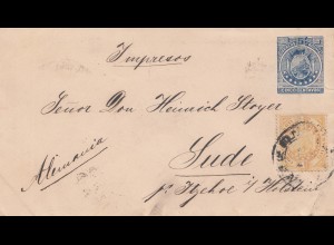 Bolivia/Bolivien: 1897: letter to Sude/Itzehohe