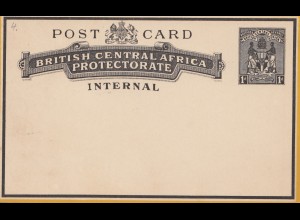 British central Africa - post card no use