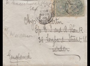 Lagos: 1903: letter to London 