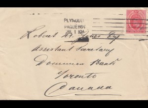 Southern Nigeria: letter Plymouth to Toronto