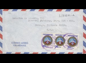 Costa Rica: 1970: Liberia to Chicago