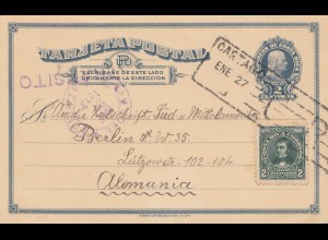 Costa Rica: 1913: post card Cartago to Berlin