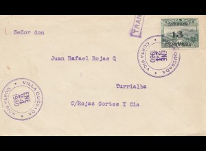 Costa Rica: 1930: Vialla Quesada to Turrialba