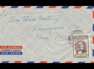 Costa Rica: 1957: letter to Wien