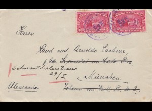 Costa Rica: 1927: letter to München - Feria de Viena