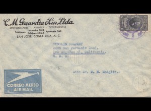 Costa Rica: 1947: San Jose to Los Angeles