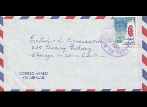 Costa Rica: 1966: letter to Chicago