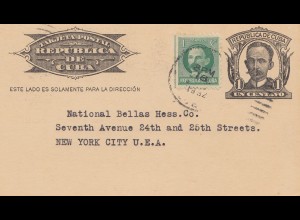 1932: post card to New York City
