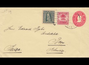 1908: letter to Bern/Switzerland