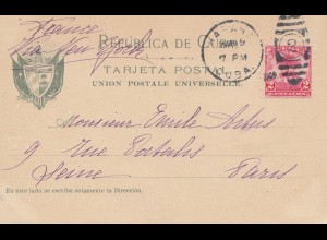 post card Rio De Guanje to Paris