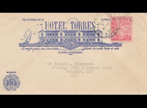 1949: Hotel Torres to Chicago